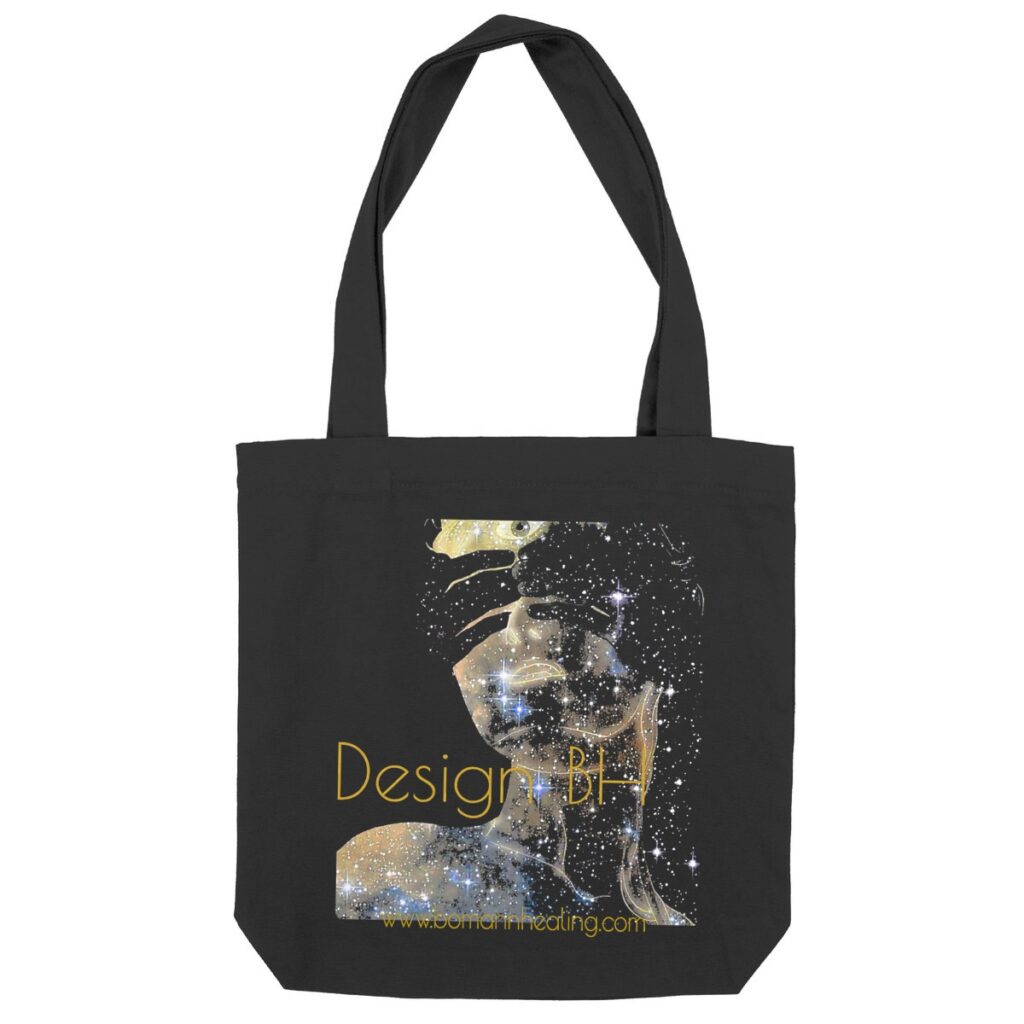 ToteBag "Les Routes Étoilées" – Illustration Dorée et Brillante