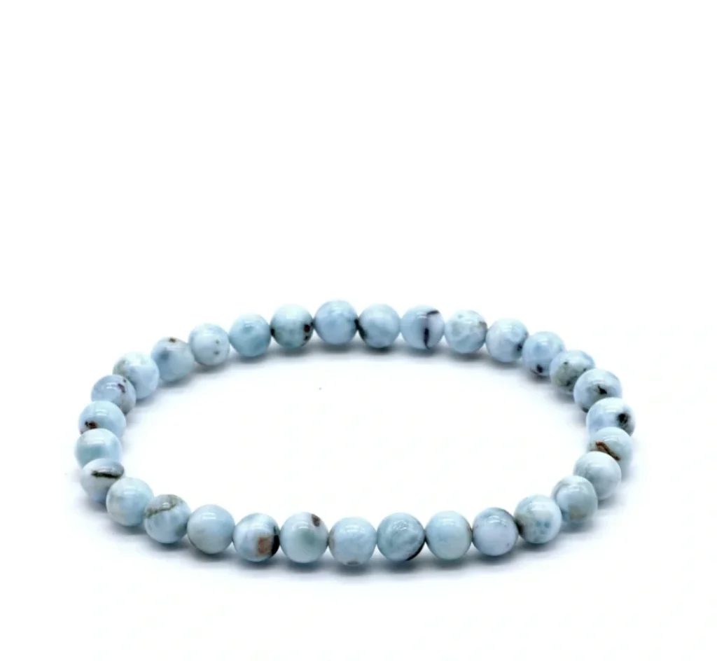 Bracelet Larimar – 6 mm Réf. : BR-LRM6